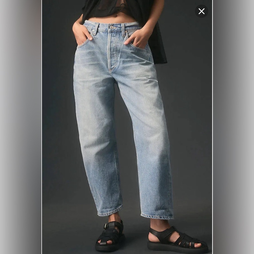 Citizens of humanity dahlia bow leg baby roll jeans
